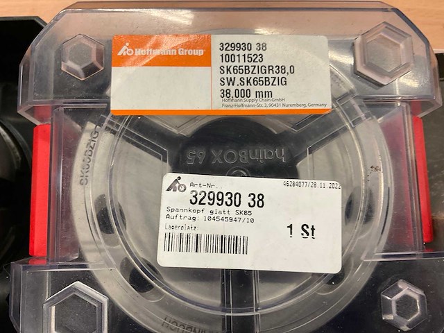 Hainbuch - sk65 - lathe machine tools (14x) deels nieuw + 2 instelringen - afbeelding 9 van  11