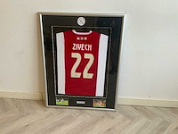 Hakim ziyech gesigneerd ajax shirt - afbeelding 1 van  5