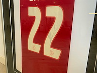 Hakim ziyech gesigneerd ajax shirt - afbeelding 3 van  5