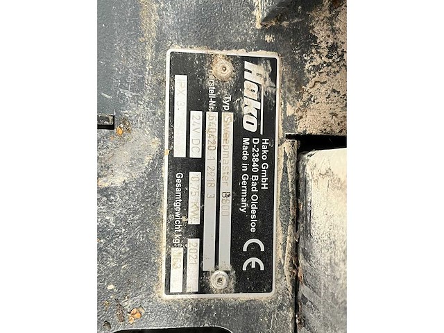 Hako - 2021 - sweepmaster b800 - zelfrijdende veegmachine - afbeelding 4 van  4