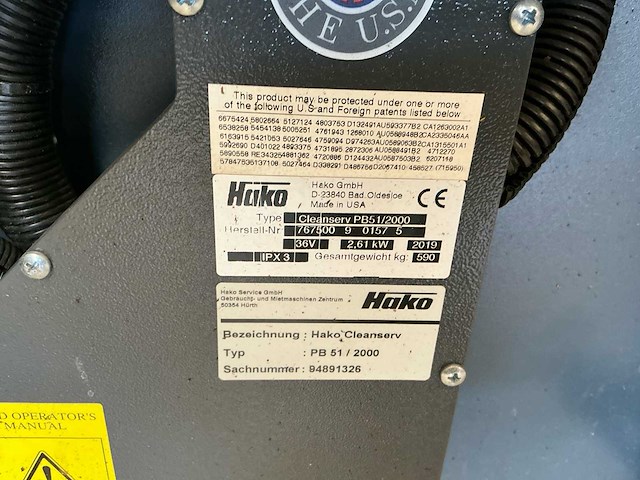 Hako cleanserv pb51/200 polijstmachine (3x) - afbeelding 5 van  21