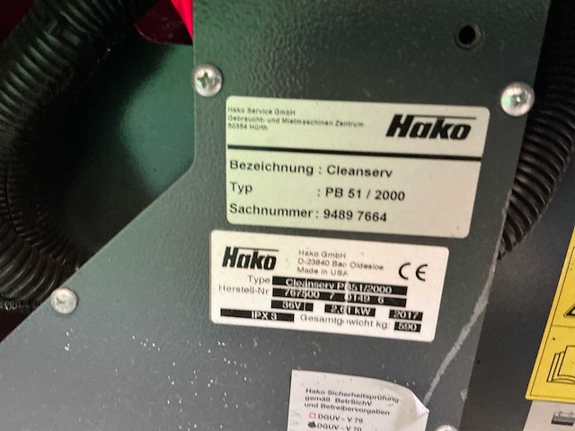 Hako cleanserv pb51/200 polijstmachine (3x) - afbeelding 7 van  21