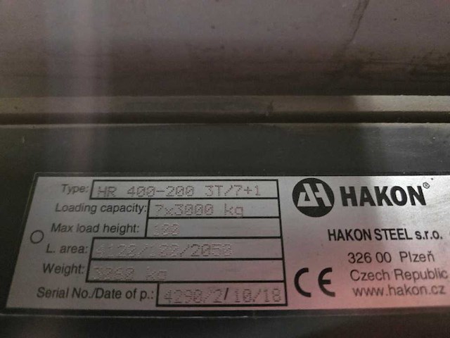 Hakon - 2018 - hsr 400-200 3t/7 - verticale stelling - afbeelding 3 van  13