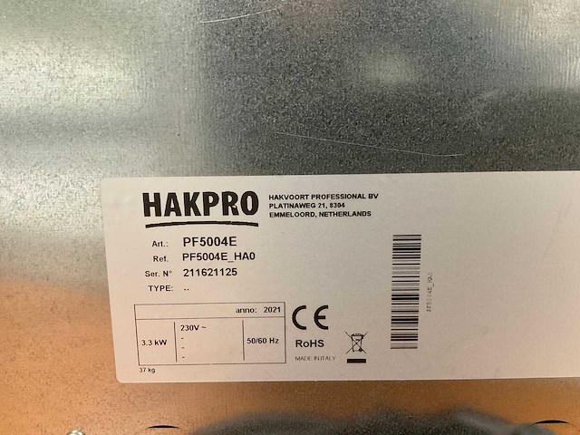 Hakpro pf5004e heteluchtoven - afbeelding 5 van  5