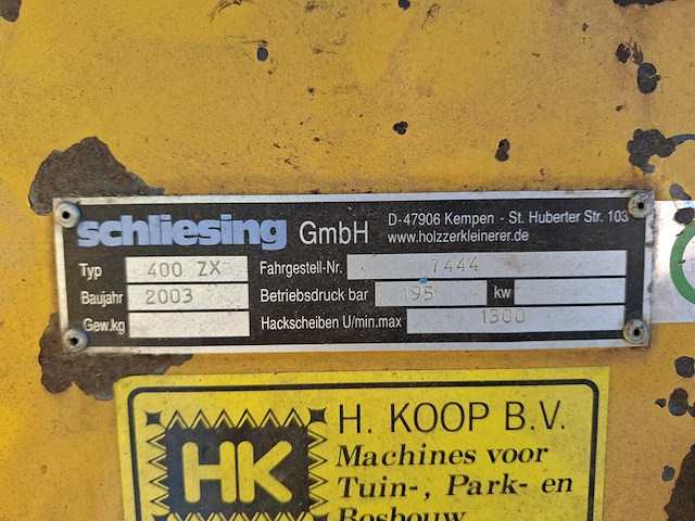Hakselaar, schliesing, 400zx, 2003 - afbeelding 8 van  11