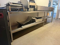 Hakvoort horeca - rvs werktafel