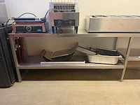 Hakvoort horeca - rvs werktafel - afbeelding 2 van  5