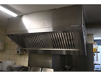 Hakvoort horeca rvs dubbele afzuigkap met afzuigmotor - afbeelding 2 van  6