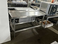 Hakvoort rvs aanvoertafel - afbeelding 2 van  6