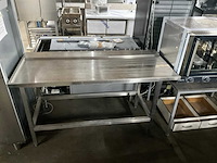 Hakvoort rvs aanvoertafel - afbeelding 2 van  6