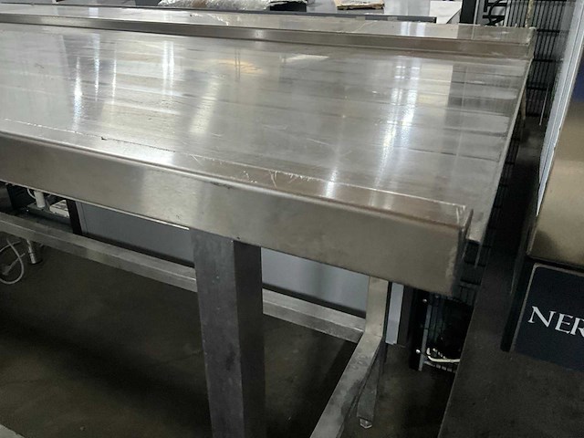 Hakvoort rvs aanvoertafel - afbeelding 5 van  6