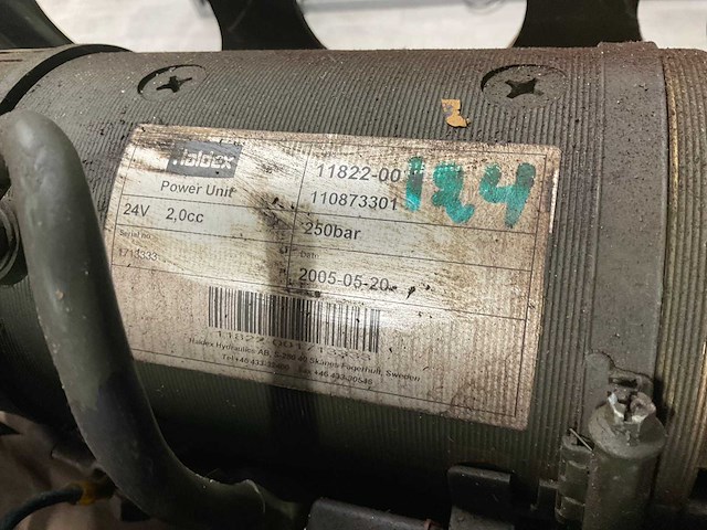 Haldex 11822 hydraulische power unit (2x) - afbeelding 3 van  3