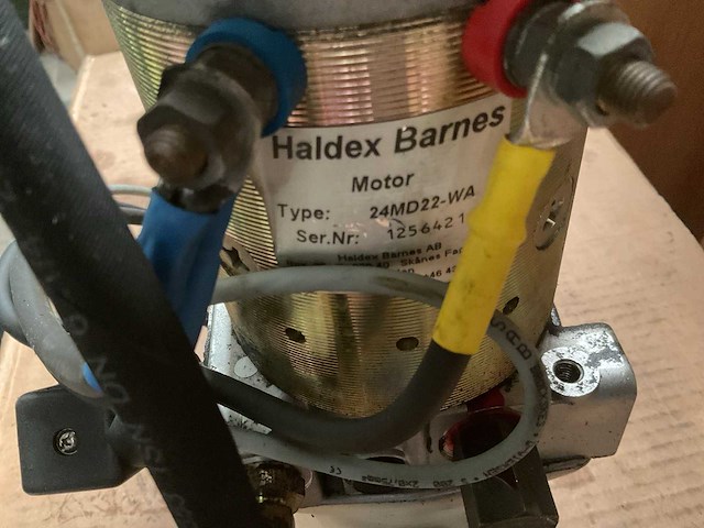 Haldex barnes 24md22-wa hydraulische pompunit - afbeelding 3 van  3