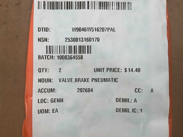 Haldex pneumatic brake valve (2x) - afbeelding 4 van  4