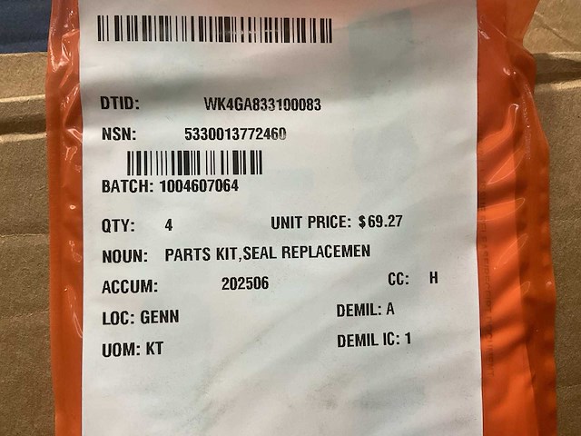 Haldex seal replacement parts kit (4x) - afbeelding 2 van  4