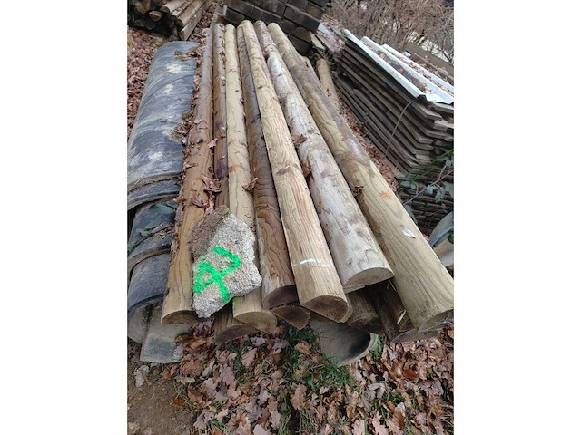 Half log - autoclaaf - hout - afbeelding 3 van  4