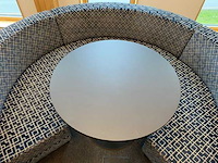 Half ronde 3-delige bank met tafel - afbeelding 7 van  12
