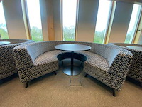 Half ronde 3-delige bank met tafel - afbeelding 4 van  8