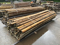 Half ronde palen 3000xø100-70mm (139x) - afbeelding 1 van  6