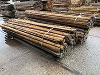 Half ronde palen 3000xø100-70mm (139x) - afbeelding 2 van  6