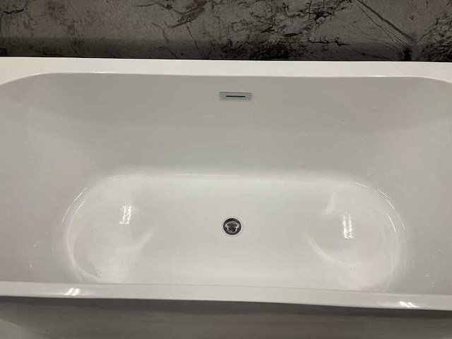 Half vrijstaand bad, karo, 64.0002, wit - afbeelding 3 van  3