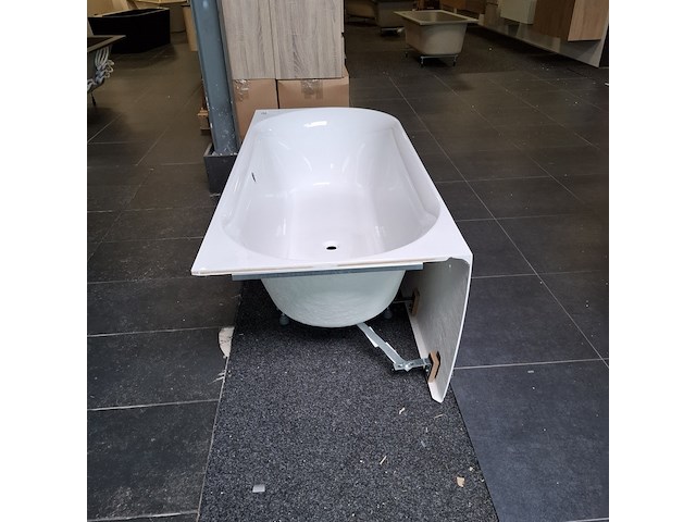 Half-vrijstaand hoekligbad, xenz, zara, glans wit - afbeelding 5 van  10