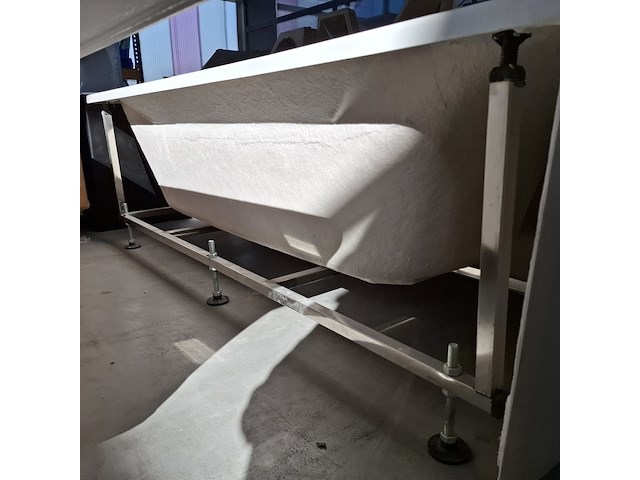 Half-vrijstaand ligbad (1 x ronde hoek) korver, zenn, wit - afbeelding 4 van  8