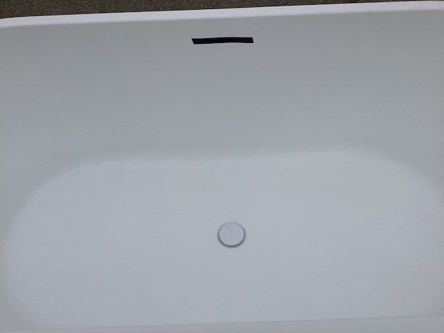 Half vrijstaand ligbad 180x80 cm wb, liora 21.3672, wit - afbeelding 6 van  6