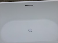 Half vrijstaand ligbad 180x80 cm wb, liora 21.3672, wit - afbeelding 6 van  6