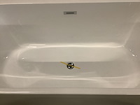 Half vrijstaand ligbad 180x80x58 cm, karo, 64.0002, wit - afbeelding 9 van  10