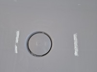 Half-vrijstaand ligbad (2 x ronde hoek) sanilux, moon, moon/black - afbeelding 10 van  10