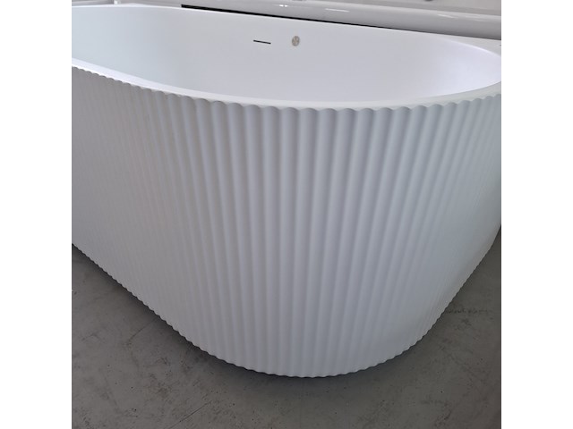 Half-vrijstaande whirlpool wiesbaden, rivi, mat wit - afbeelding 3 van  12