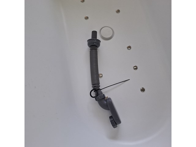 Half-vrijstaande whirlpool wiesbaden, rivi, mat wit - afbeelding 4 van  12