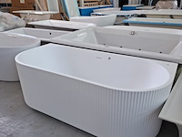 Half-vrijstaande whirlpool wiesbaden, rivi, mat wit - afbeelding 1 van  12