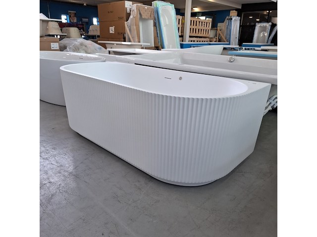 Half-vrijstaande whirlpool wiesbaden, rivi, mat wit - afbeelding 5 van  12