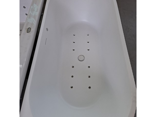 Half-vrijstaande whirlpool wiesbaden, rivi, mat wit - afbeelding 7 van  12