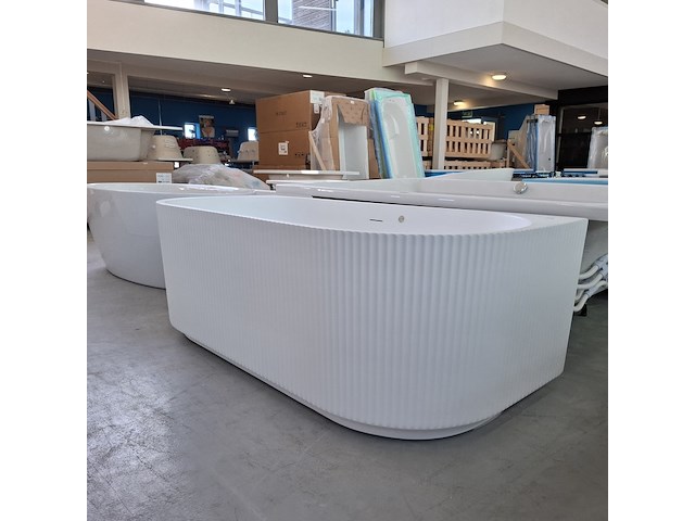 Half-vrijstaande whirlpool wiesbaden, rivi, mat wit - afbeelding 9 van  12