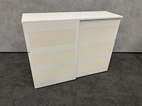 Halfhoge akoestisch stalen schuifdeurkast - afbeelding 5 van  10