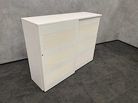 Halfhoge akoestisch stalen schuifdeurkast - afbeelding 9 van  10