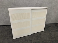 Halfhoge akoestisch stalen schuifdeurkast - afbeelding 6 van  10