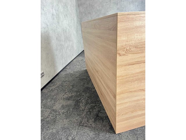 Halfhoge houten schuifdeurkast 200cm - afbeelding 2 van  10