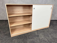 Halfhoge houten schuifdeurkast 200cm - afbeelding 3 van  10