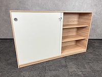 Halfhoge houten schuifdeurkast 200cm - afbeelding 4 van  10