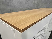 Halfhoge stalen akoestische schuifdeurkast - afbeelding 5 van  12