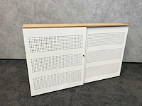 Halfhoge stalen akoestische schuifdeurkast - afbeelding 7 van  7