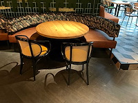 Halfrond eethoek opstelling - afbeelding 1 van  4