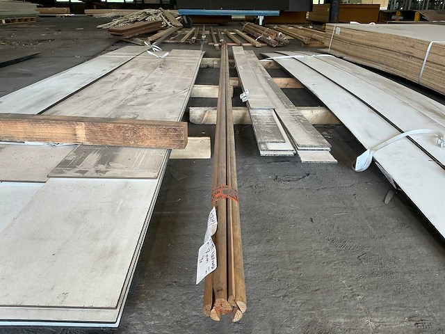 Halfrond grenen 7 mm (9x) - afbeelding 2 van  3