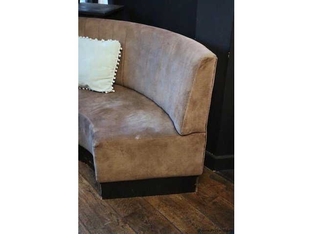 Halfronde zitbank incl. sierkussens - afbeelding 2 van  6