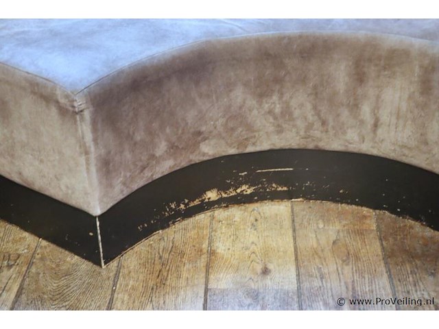 Halfronde zitbank incl. sierkussens - afbeelding 4 van  6