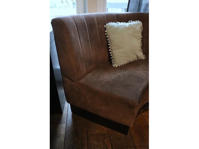 Halfronde zitbank incl. sierkussens - afbeelding 5 van  6